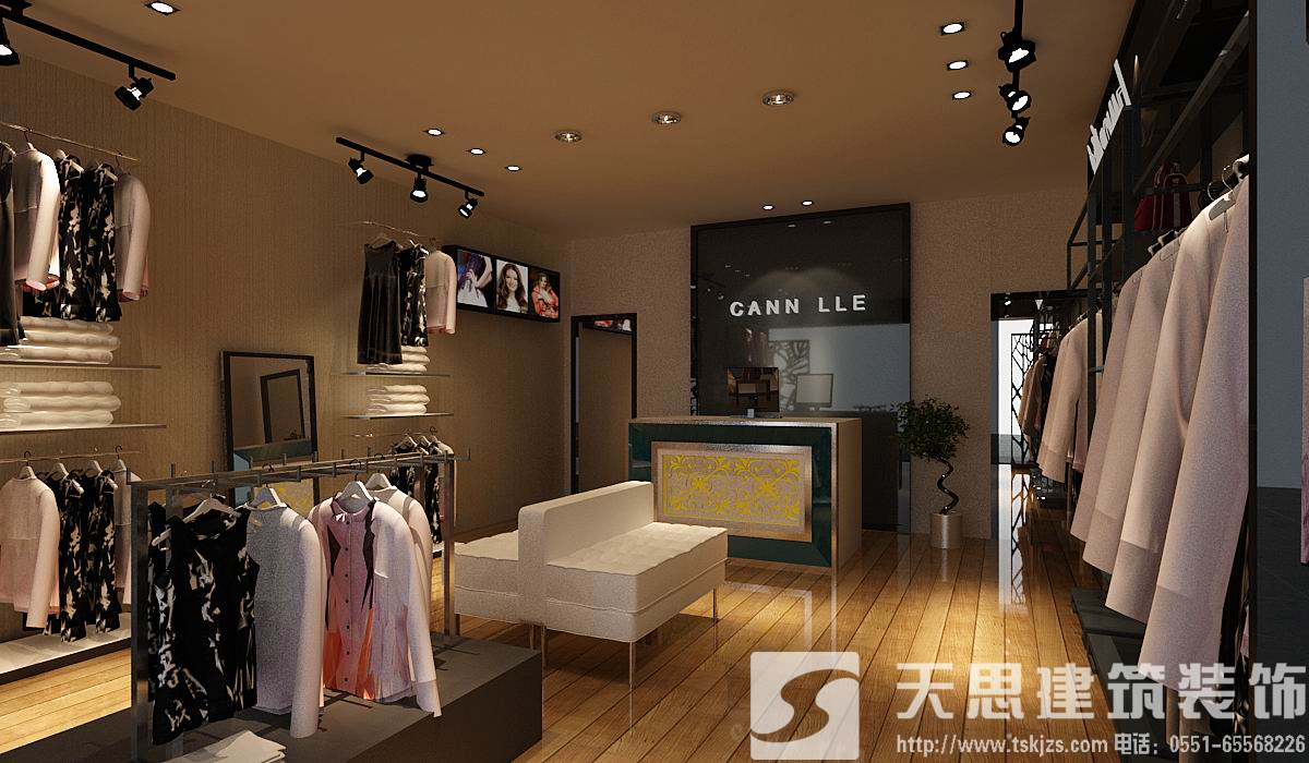 合肥服裝店裝修設(shè)計 刺激消費者購買欲